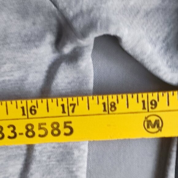 Adidas high neck hoodie women's size S grey with 3 black stripes - Picture 9 of 10